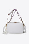 PU Leather Tassel Crossbody Bag