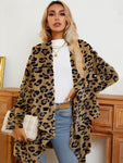 Leopard Long Sleeve Open Front Cardigan