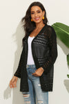 Openwork Long Sleeve Cardigan