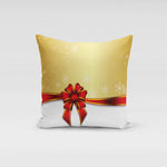 Red Bow Pillow Cover