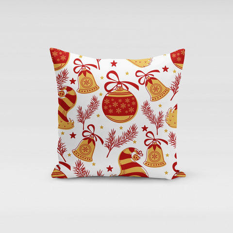 Ornaments and Bells Pillow Cover