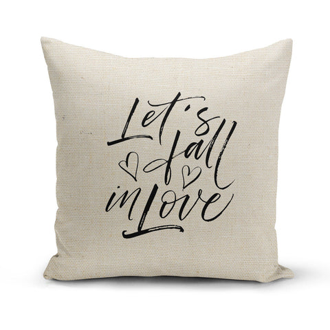 Fall in Love Pillow Cover