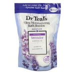 Dr Teal's Ultra Moisturizing Bath Bombs Five (5) 1.6 oz Moisture Soothing Bath Bombs with Lavender, Essential Oils, Jojoba Oil, Sunflower Oil (Unisex) By Dr Teal's