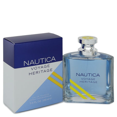 Nautica Voyage Heritage by Nautica Eau De Toilette Spray 3.4 oz for Men