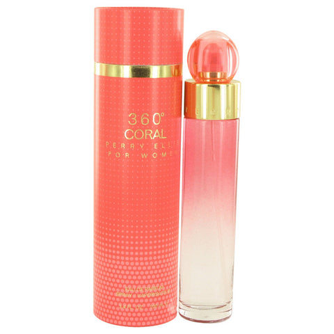 Perry Ellis 360 Coral by Perry Ellis Gift Set -- 3.4 oz Eau de Parfum Spray + .25 oz Mini EDP Spray + 3 oz Shower Gel for Women