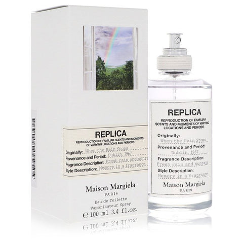 Replica When The Rain Stops by Maison Margiela Eau De Toilette Spray (Unisex) 3.4 oz for Women