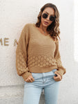 V-Neck Long Sleeve Sweater