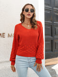 V-Neck Long Sleeve Sweater