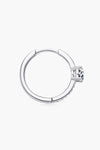 Carry Your Love 1 Carat Moissanite Platinum-Plated Earrings